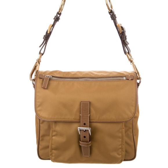 prada vela nylon shoulder bag
